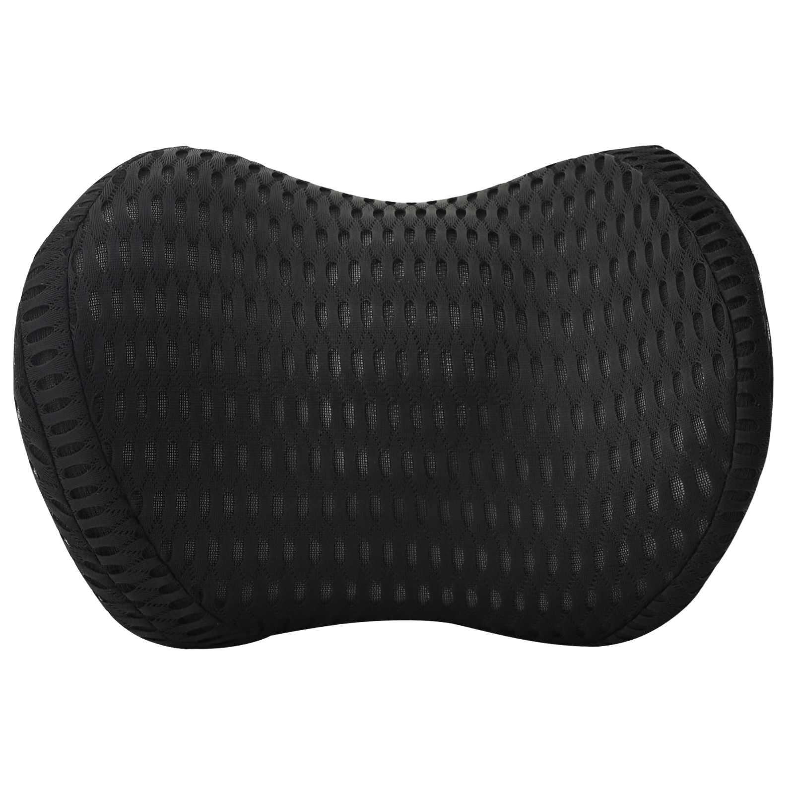 Nackenkissen Schwarz Viscoschaum 30,5 x 21,5 x 13 cm