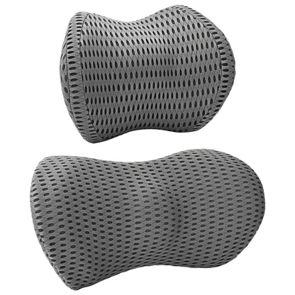Nackenkissen, Rückenkissen Grau Viscoschaum 47 x 24 x 12 cm