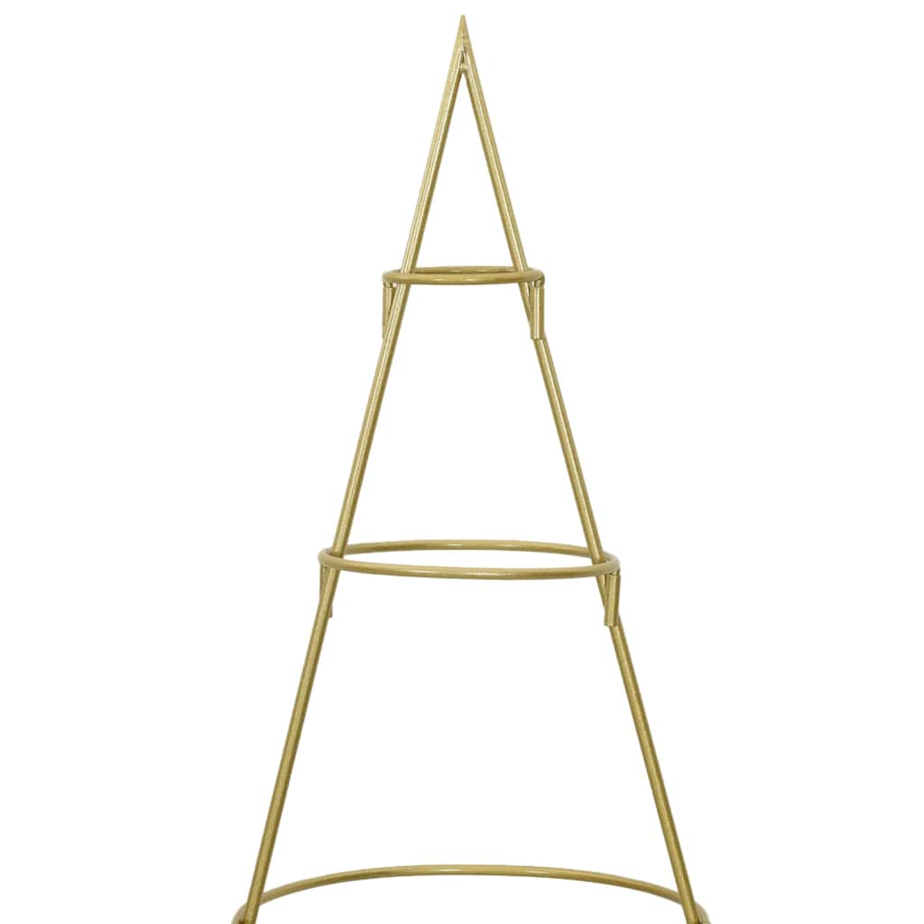 Metall Weihnachtsbaum Gold 148 cm Pulverbeschichteter Stahl