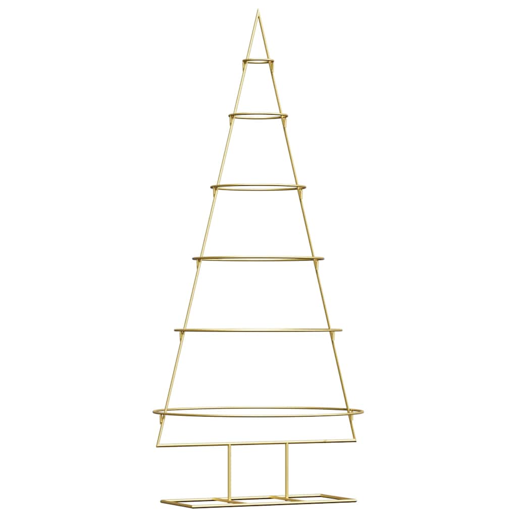 Metall Weihnachtsbaum Gold 148 cm Pulverbeschichteter Stahl