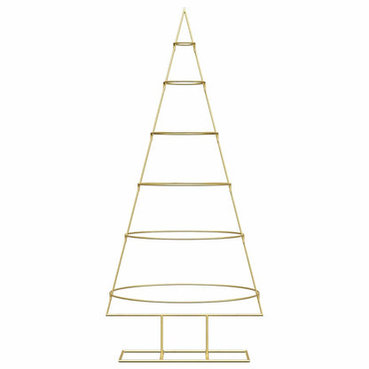 Metall-Weihnachtsbaum mit Ständer KUOPIO 150 cm Stahl Gold