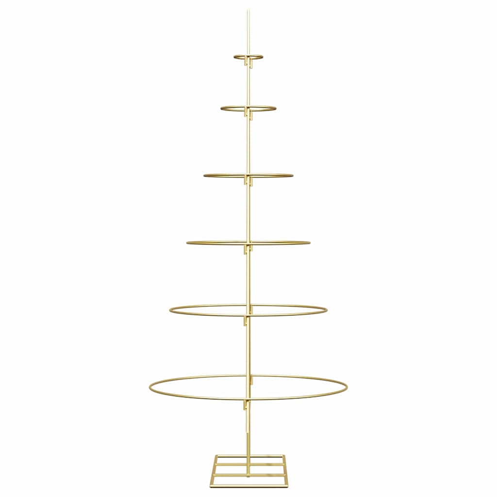 Metall Weihnachtsbaum Gold 148 cm Pulverbeschichteter Stahl