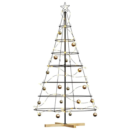 Metall-Weihnachtsbaum mit Ständer KUOPIO 180 cm Stahl Schwarz
