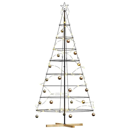 Metall-Weihnachtsbaum mit Ständer KUOPIO 210 cm Stahl Schwarz