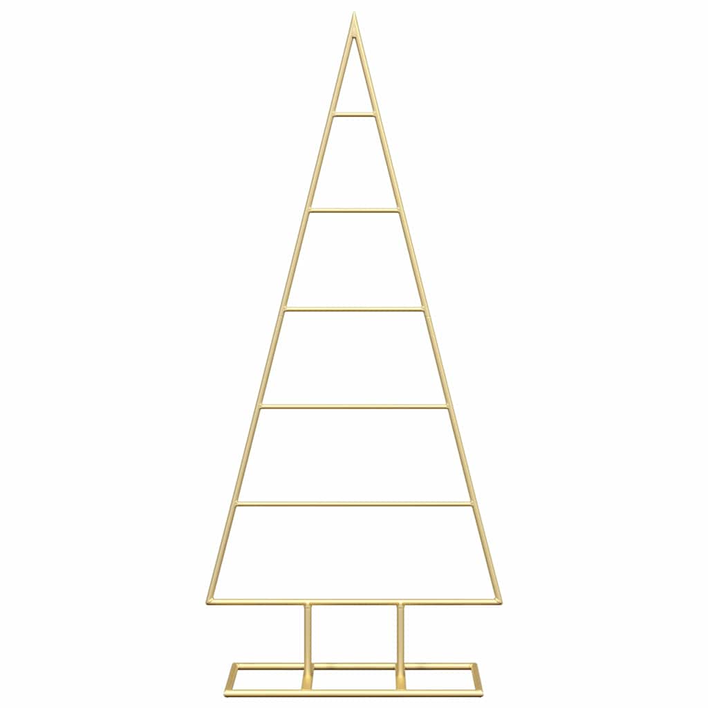 Metall Weihnachtsbaum Gold 90 cm Pulverbeschichteter Stahl