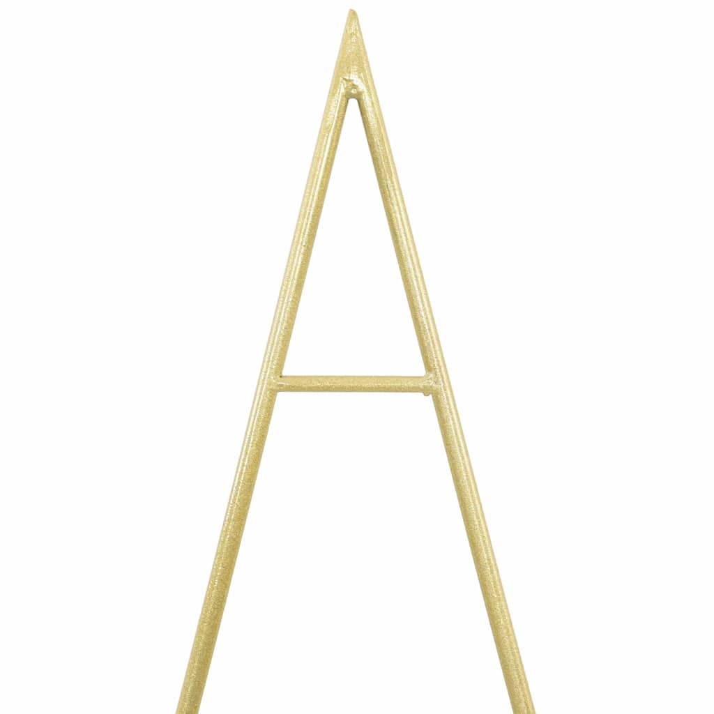 Metall Weihnachtsbaum Gold 125 cm Pulverbeschichteter Stahl