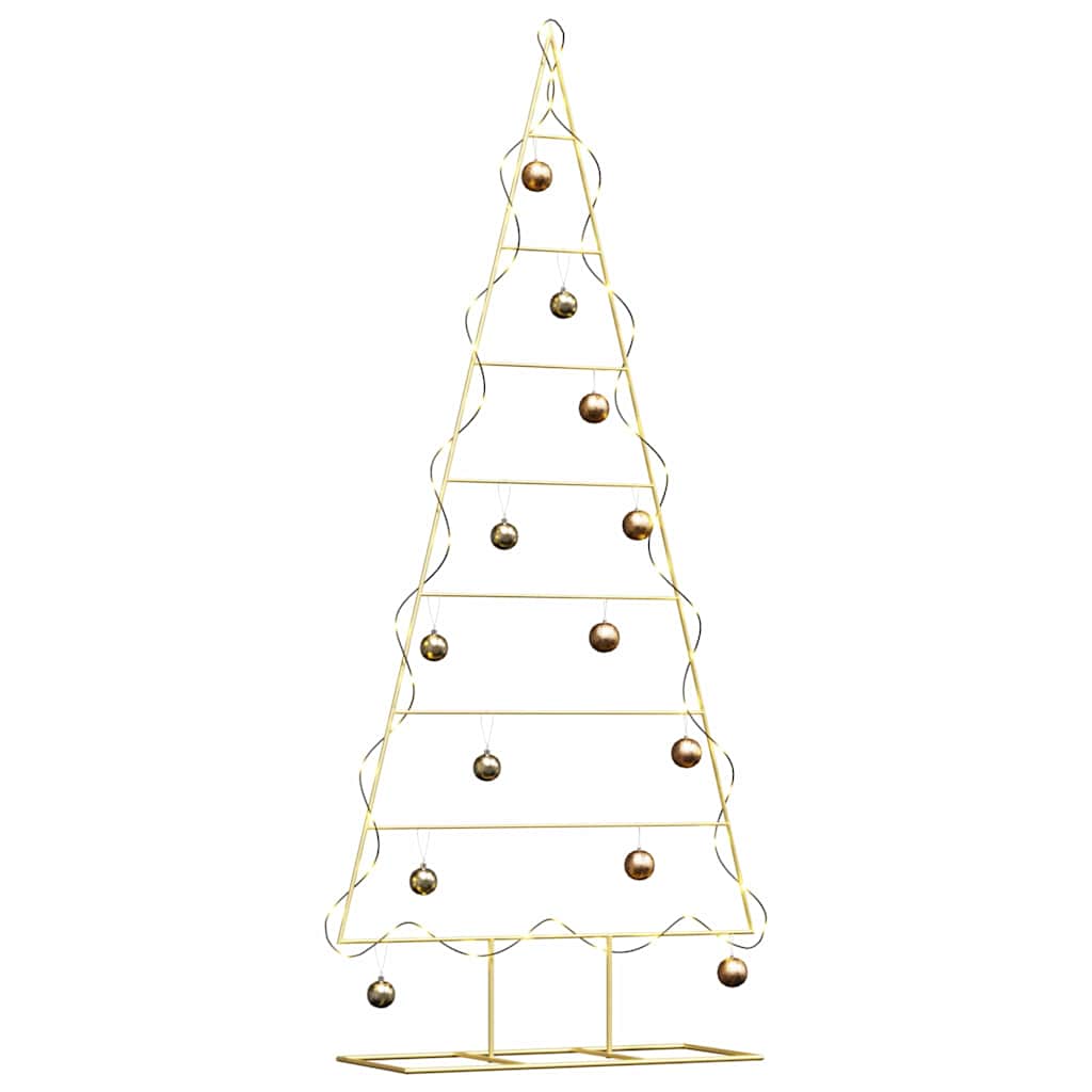 Metall Weihnachtsbaum Gold 181 cm Pulverbeschichteter Stahl