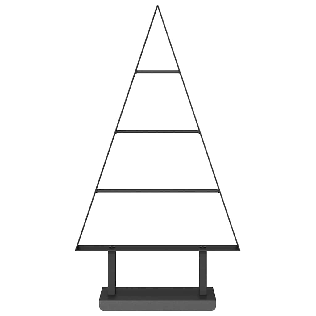 Metall Weihnachtsbaum Schwarz 60 cm Stahl