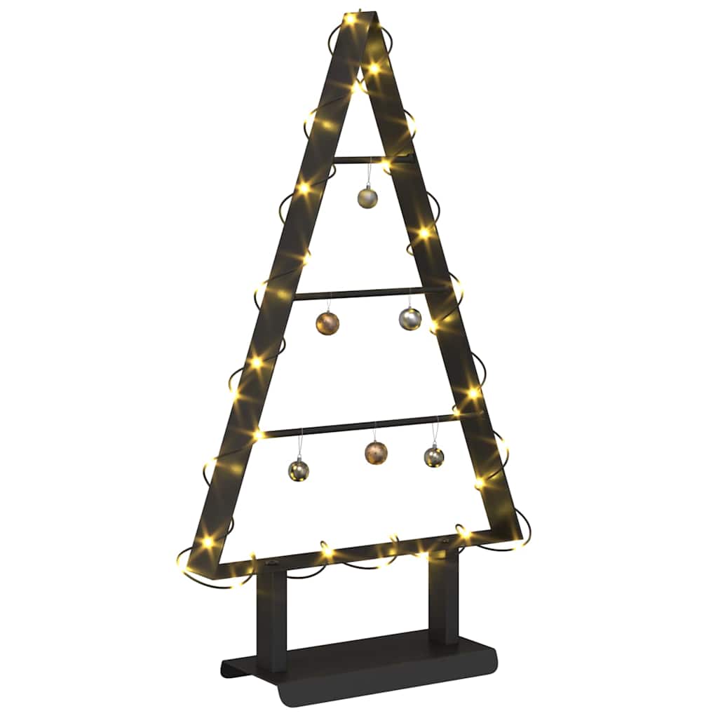 Metall Weihnachtsbaum Schwarz 60 cm Stahl