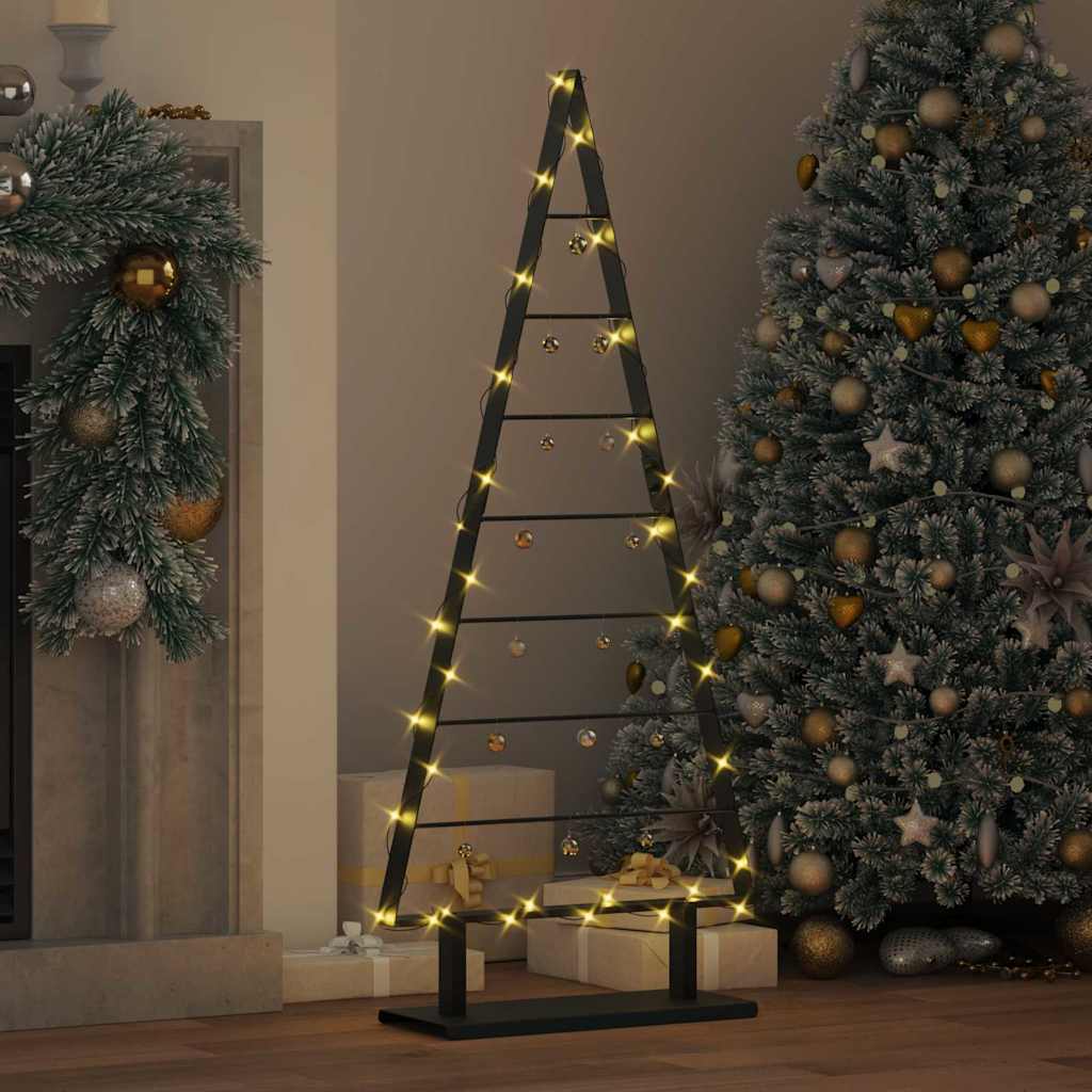 Metall Weihnachtsbaum Schwarz 125,5 cm Stahl
