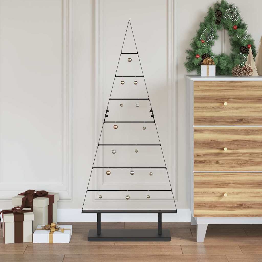 Metall Weihnachtsbaum Schwarz 125,5 cm Stahl