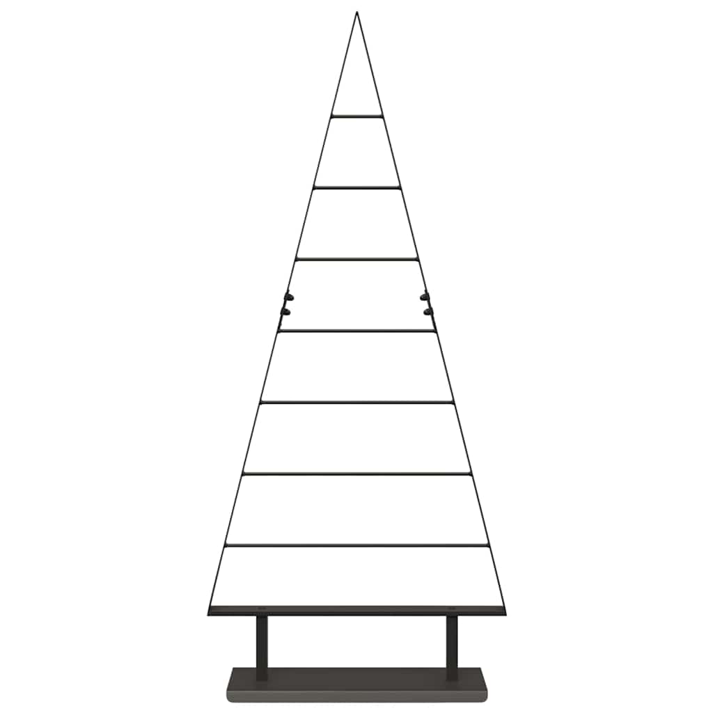 Metall Weihnachtsbaum Schwarz 125,5 cm Stahl