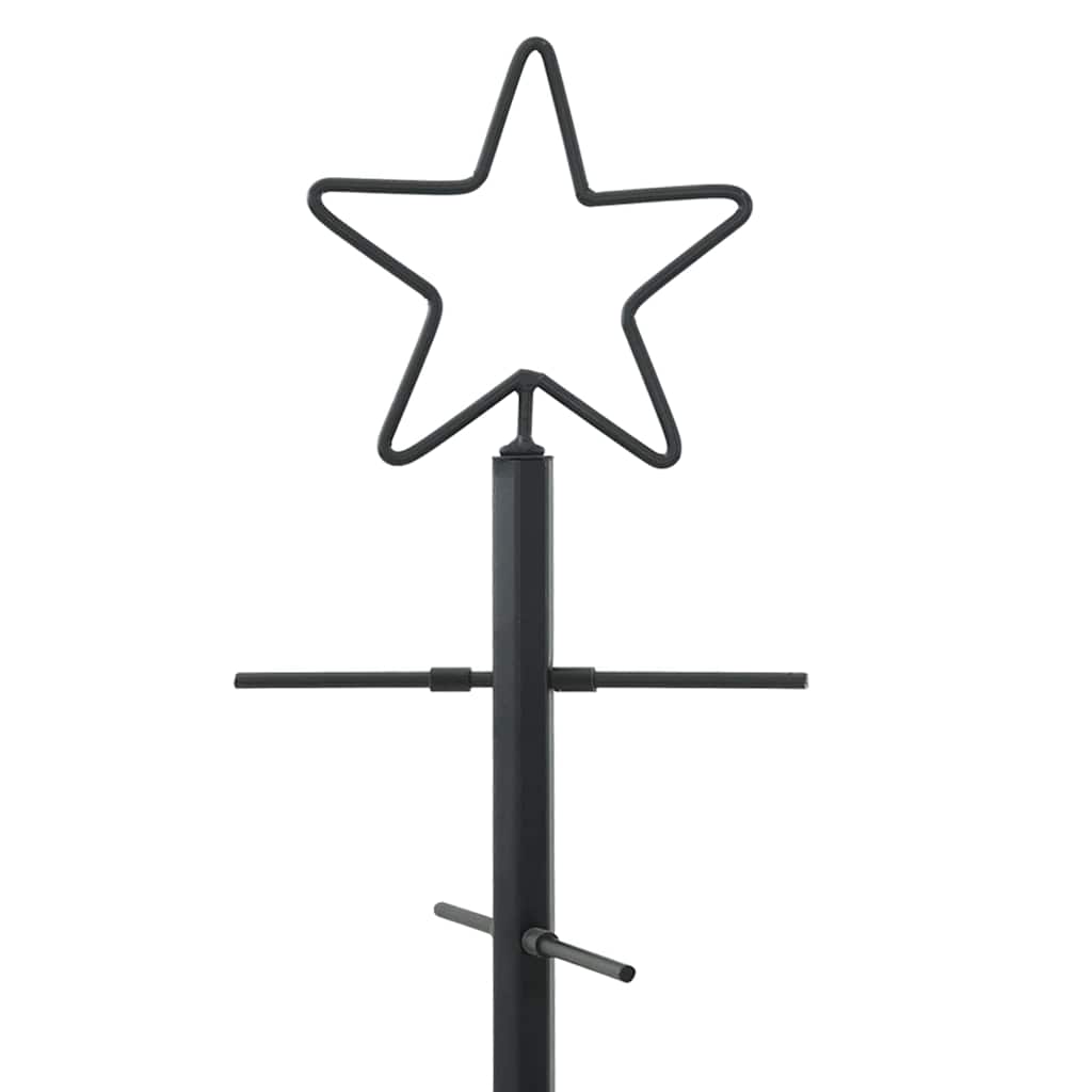 Metall Weihnachtsbaum Schwarz 89 cm Pulverbeschichteter Stahl