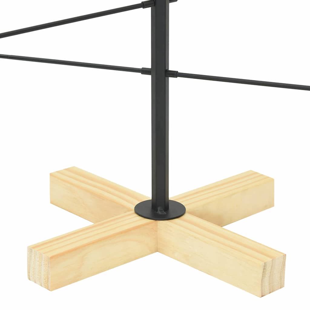Metall Weihnachtsbaum Schwarz 89 cm Pulverbeschichteter Stahl