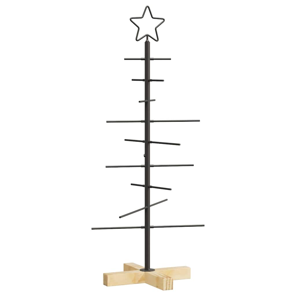 Metall Weihnachtsbaum Schwarz 89 cm Pulverbeschichteter Stahl