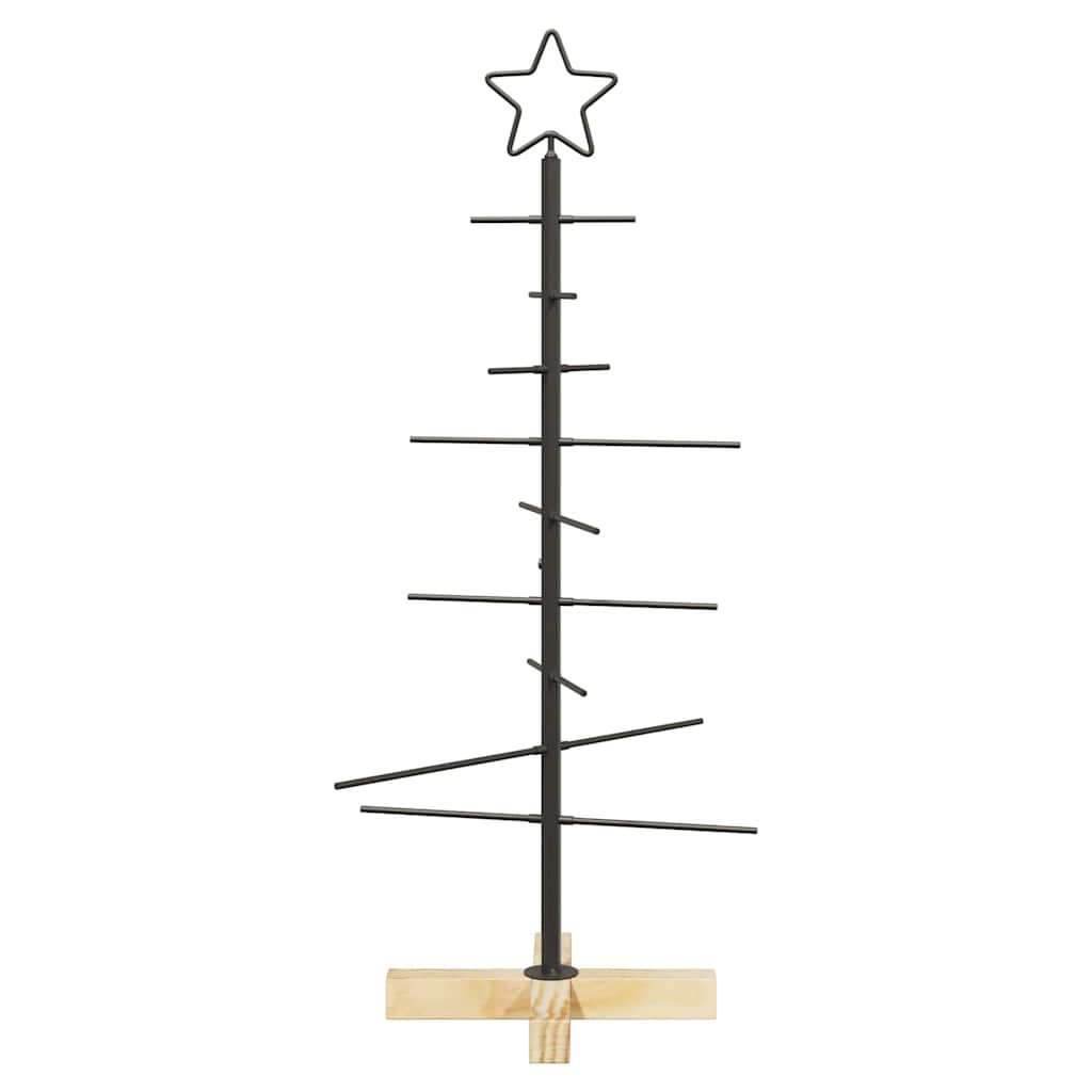 Metall Weihnachtsbaum Schwarz 89 cm Pulverbeschichteter Stahl