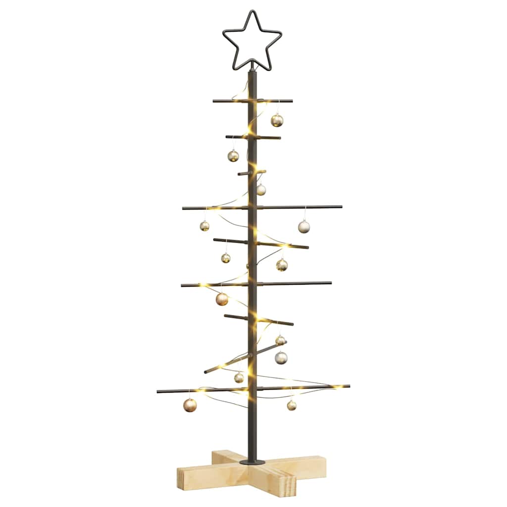Metall Weihnachtsbaum Schwarz 89 cm Pulverbeschichteter Stahl