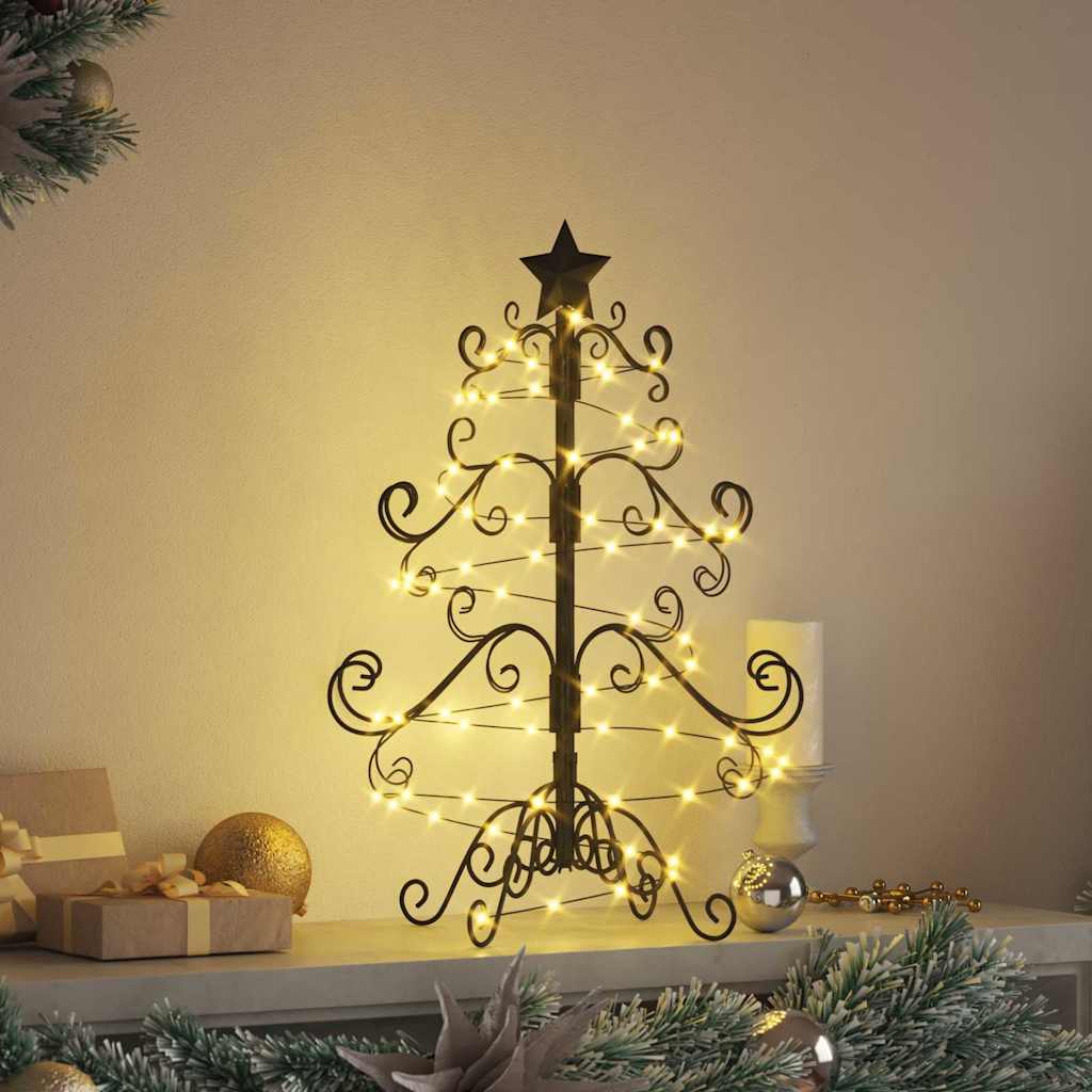 Metall Weihnachtsbaum Schwarz 61 cm Pulverbeschichteter Stahl