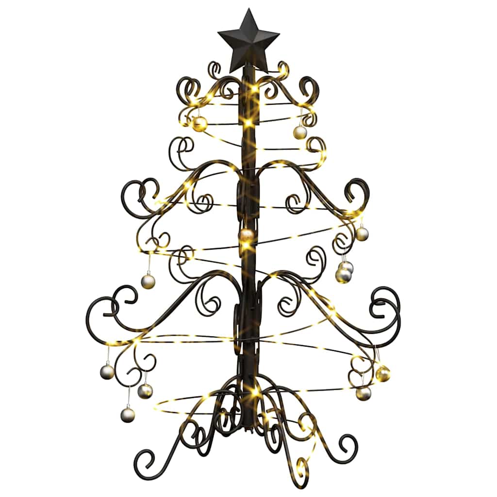 Metall Weihnachtsbaum Schwarz 61 cm Pulverbeschichteter Stahl