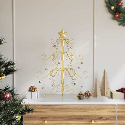Metall Weihnachtsbaum Gold 61 cm Pulverbeschichteter Stahl