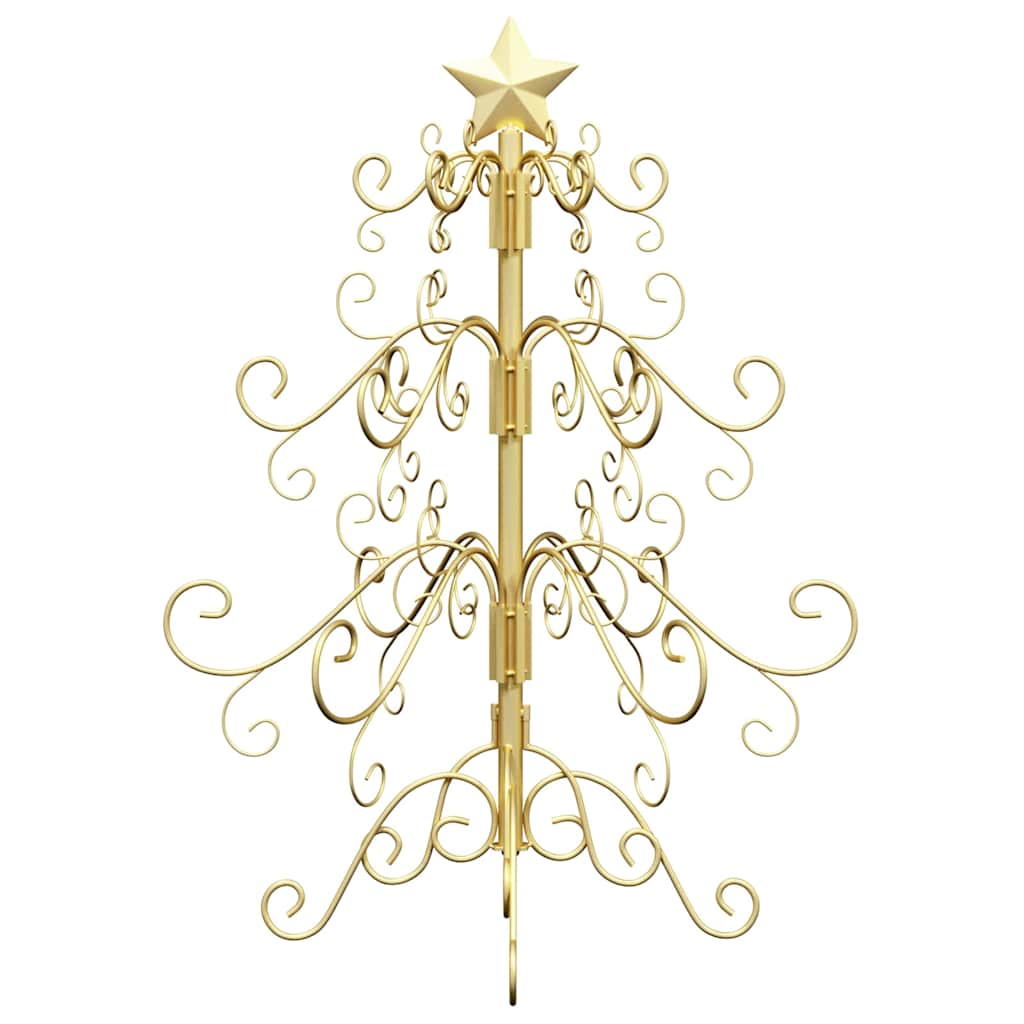 Metall Weihnachtsbaum Gold 61 cm Pulverbeschichteter Stahl