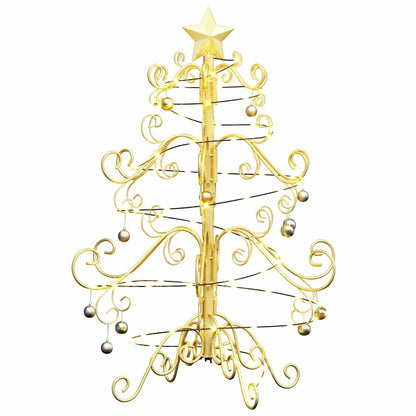 Metall Weihnachtsbaum Gold 61 cm Pulverbeschichteter Stahl