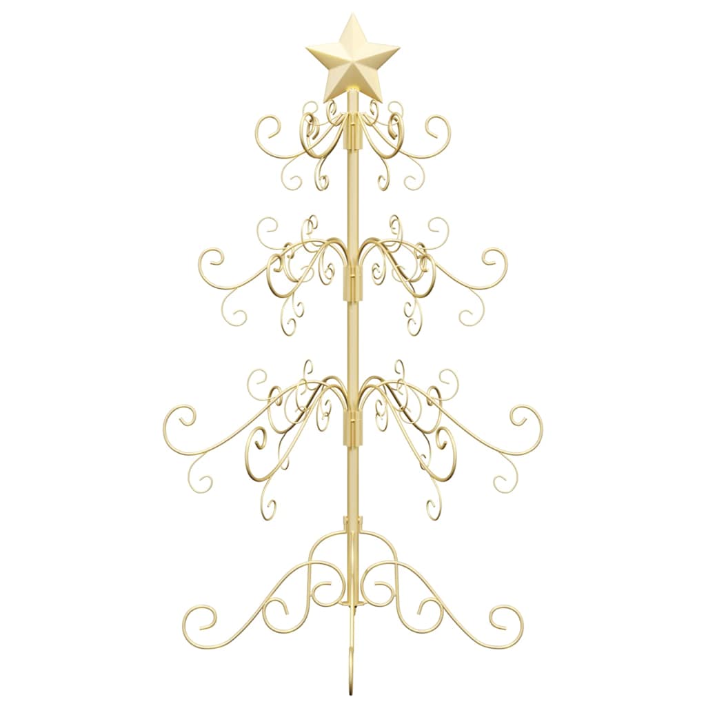 Metall Weihnachtsbaum Gold 90 cm Pulverbeschichteter Stahl
