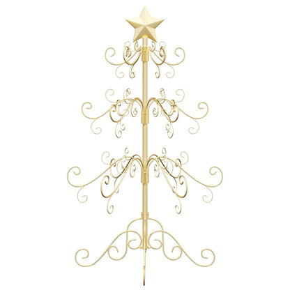 Metall Weihnachtsbaum Gold 90 cm Pulverbeschichteter Stahl
