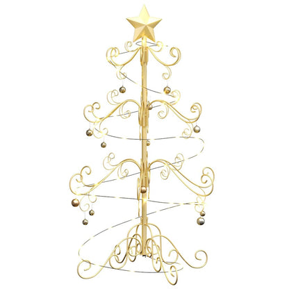 Metall Weihnachtsbaum Gold 90 cm Pulverbeschichteter Stahl