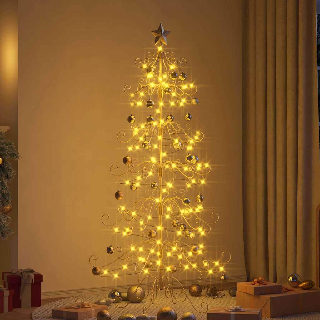 Metall Weihnachtsbaum Gold 180 cm Pulverbeschichteter Stahl