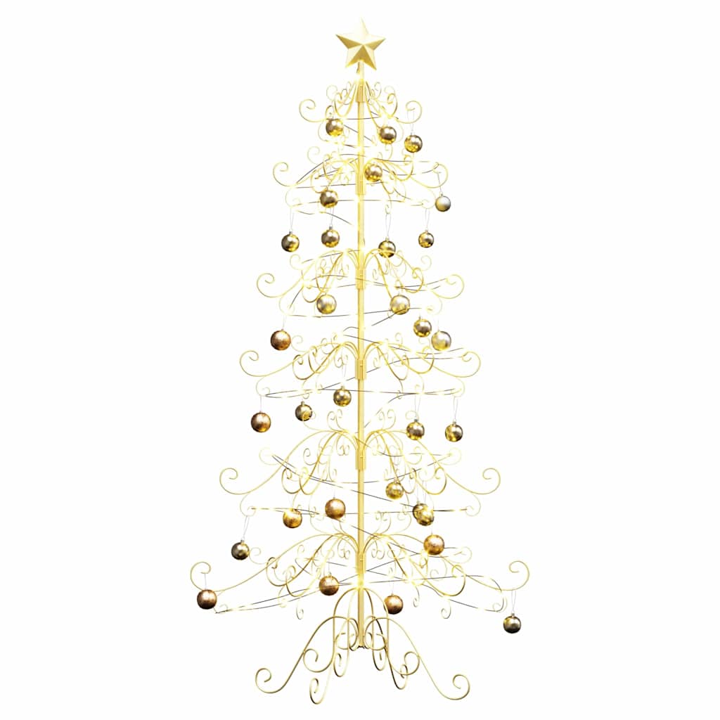 Metall Weihnachtsbaum Gold 180 cm Pulverbeschichteter Stahl