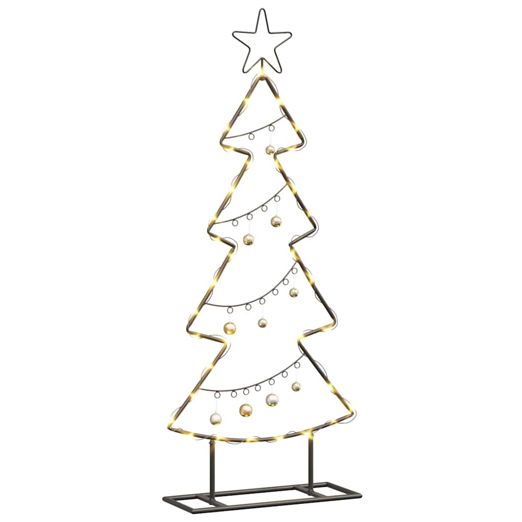Metall-Weihnachtsbaum mit Ständer KUOPIO 90 cm Stahl Schwarz