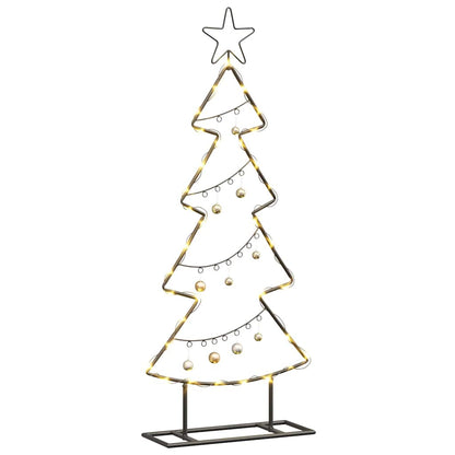 Metall-Weihnachtsbaum mit Ständer KUOPIO 90 cm Stahl Schwarz