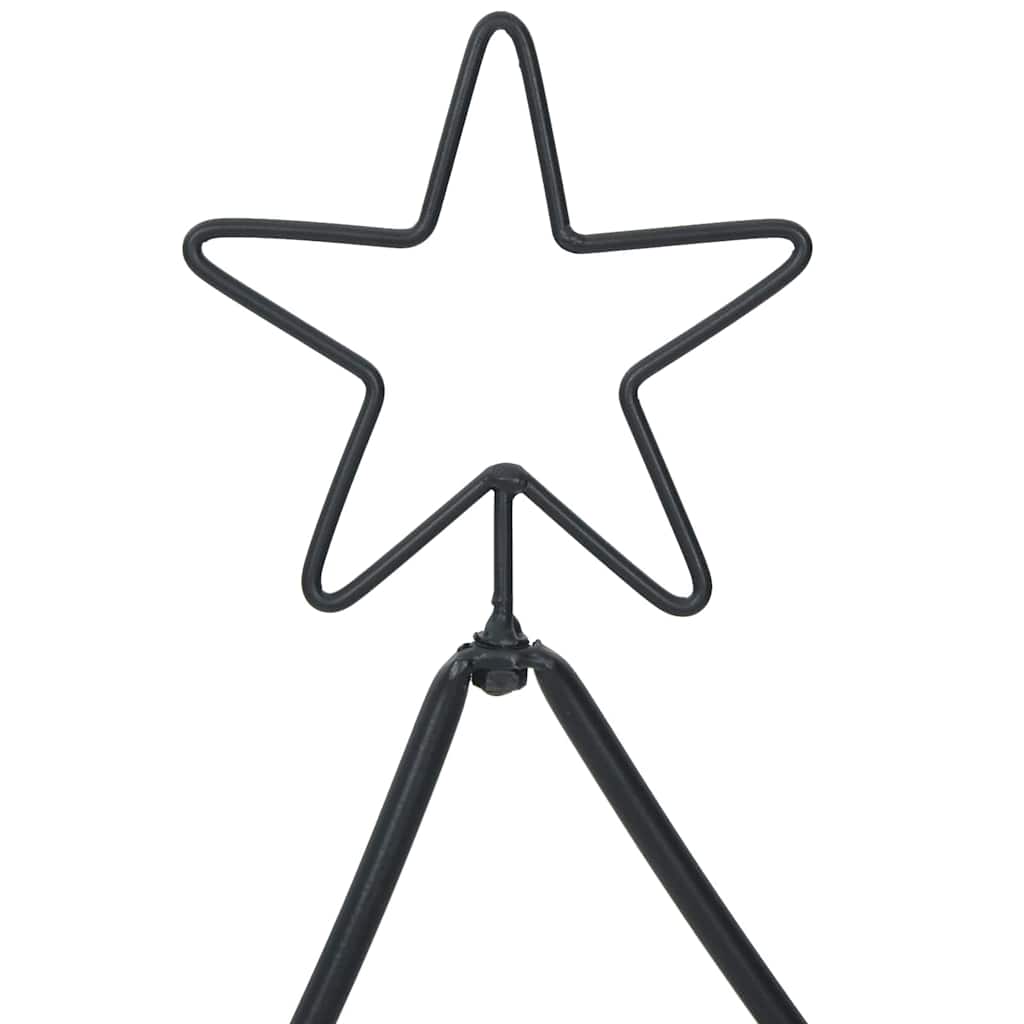 Metall Weihnachtsbaum Schwarz 150 cm Stahl