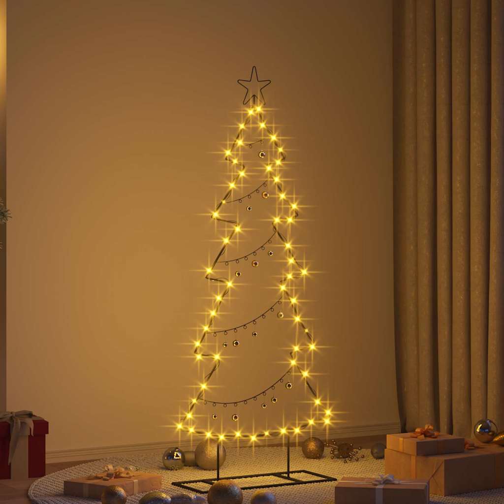 Metall Weihnachtsbaum Schwarz 150 cm Stahl