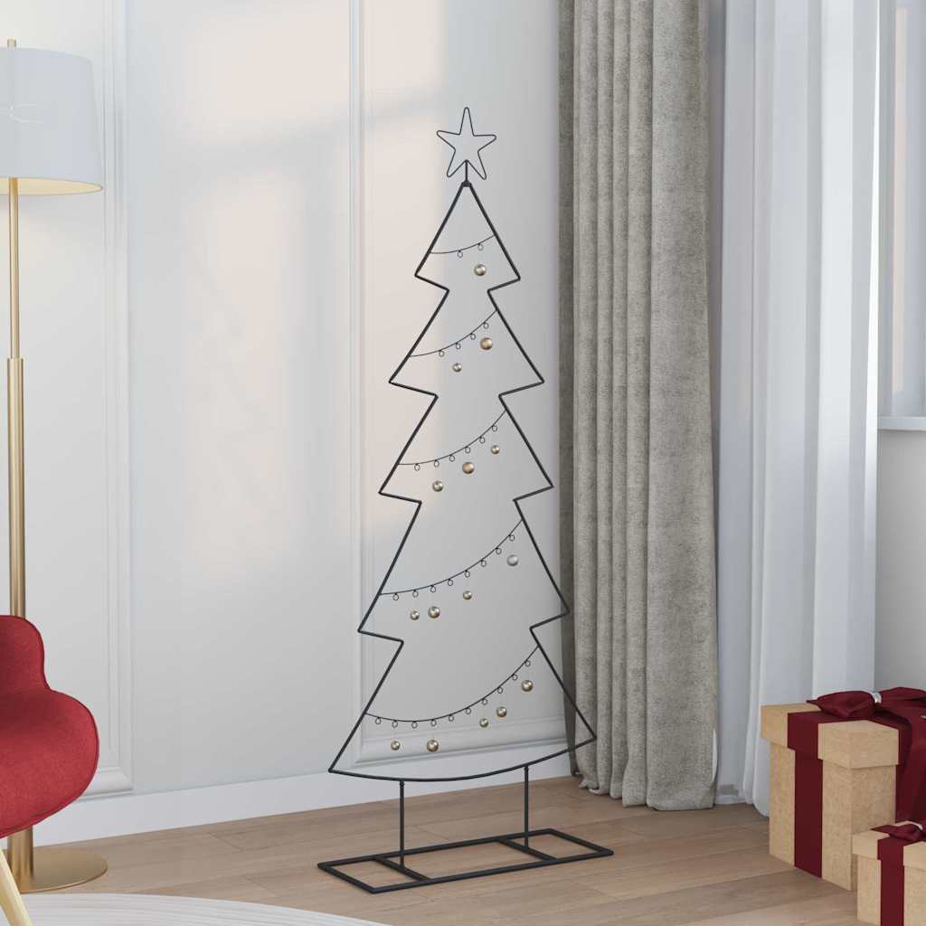 Metall Weihnachtsbaum Schwarz 150 cm Stahl