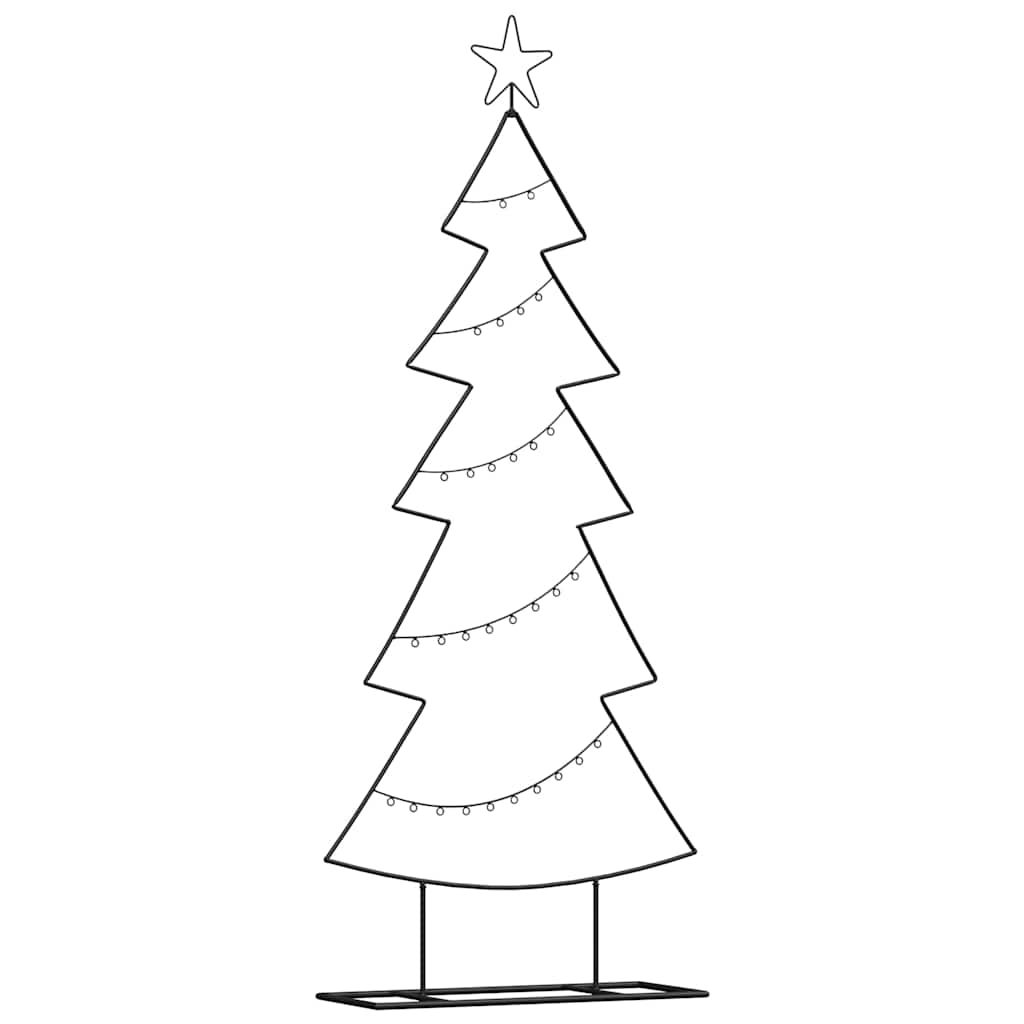 Metall Weihnachtsbaum Schwarz 150 cm Stahl