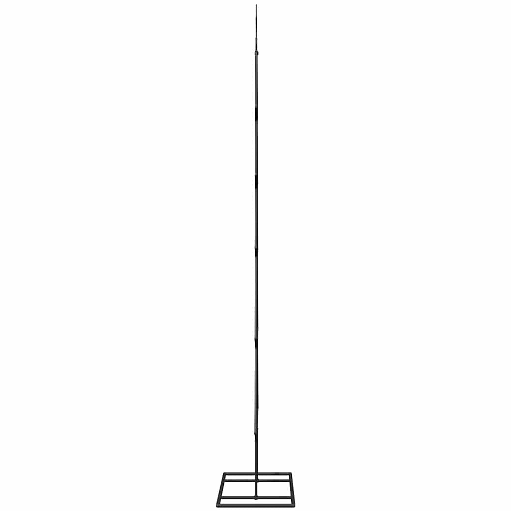 Metall Weihnachtsbaum Schwarz 150 cm Stahl