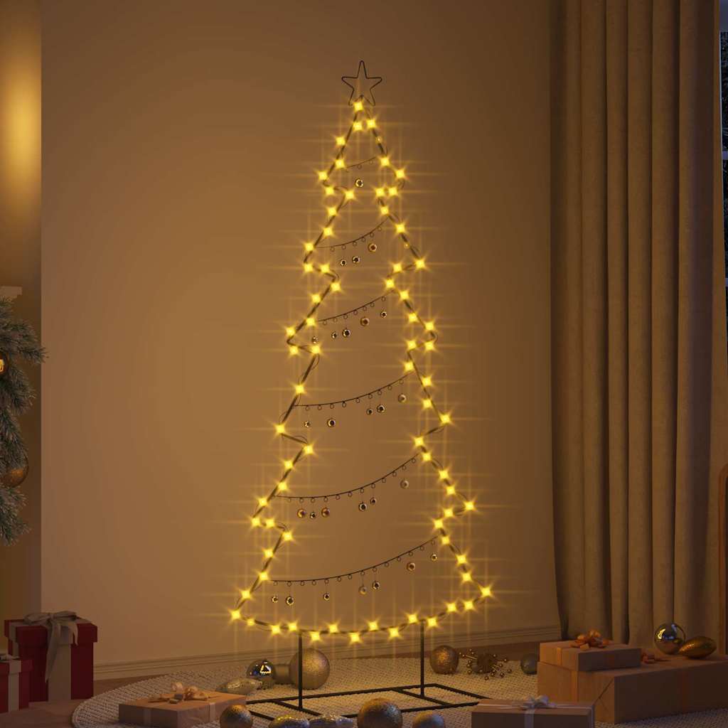 Metall-Weihnachtsbaum mit Ständer KUOPIO 180 cm Stahl Schwarz
