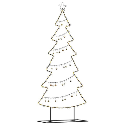 Metall-Weihnachtsbaum mit Ständer KUOPIO 180 cm Stahl Schwarz