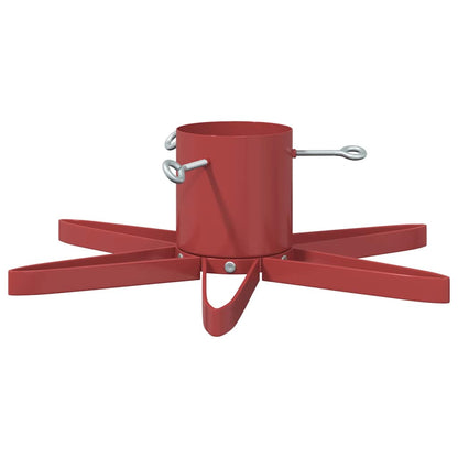 Weihnachtsbaumständer Rot 50 x 50 x 15,5 cm Stahl