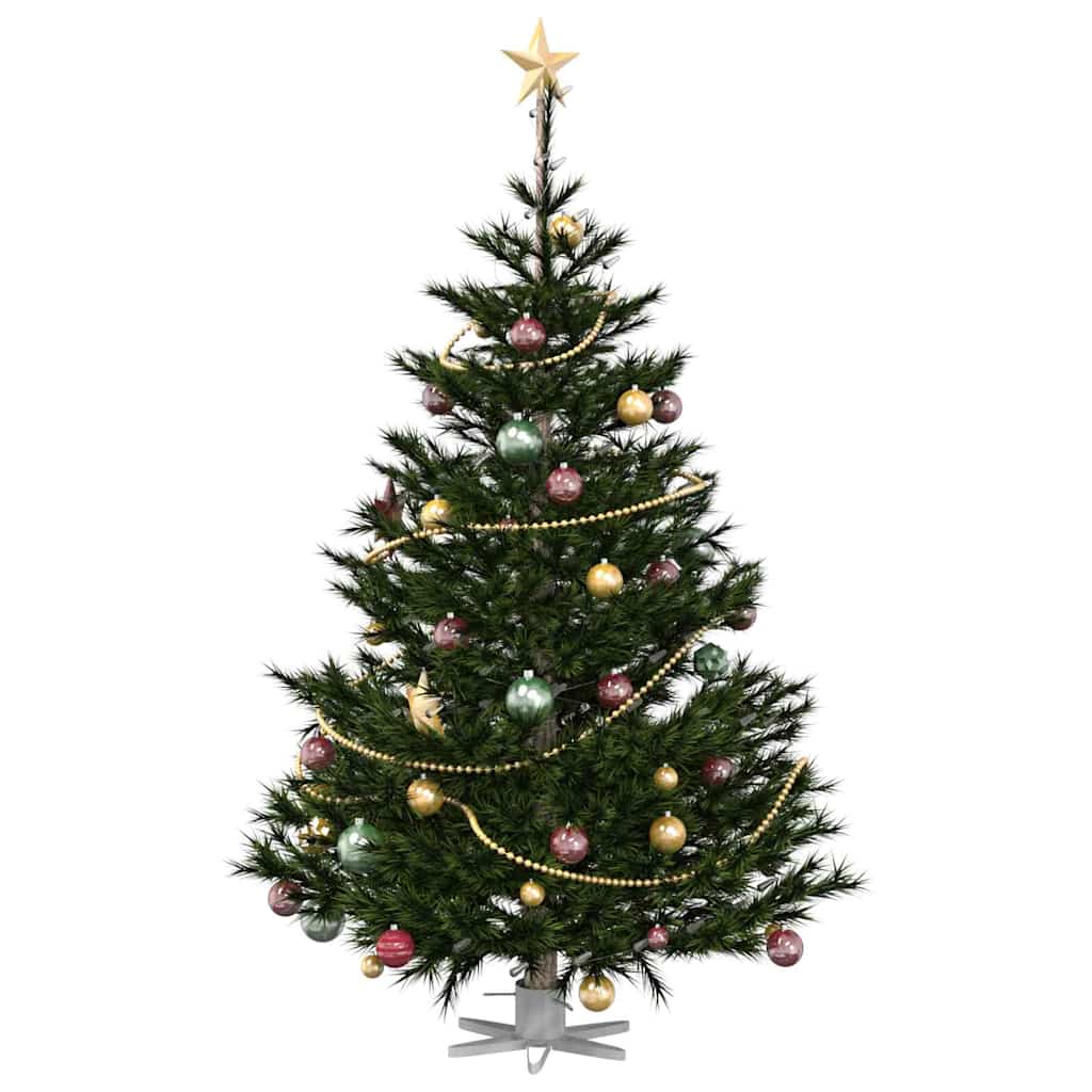 Weihnachtsbaumständer Weiß 50 x 50 x 15,5 cm Stahl