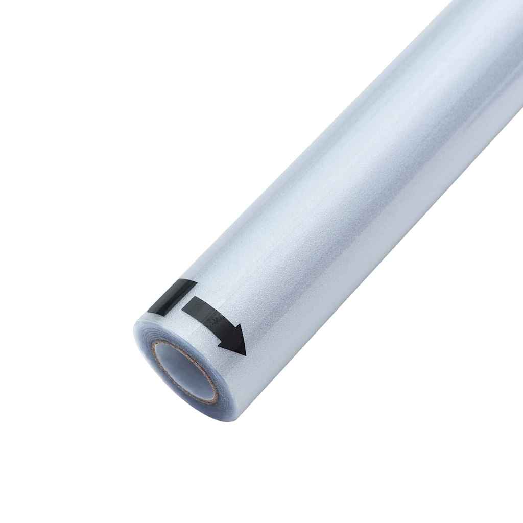 Statische Fensterfolie Frostiges Grau 90 x 2000 cm PVC