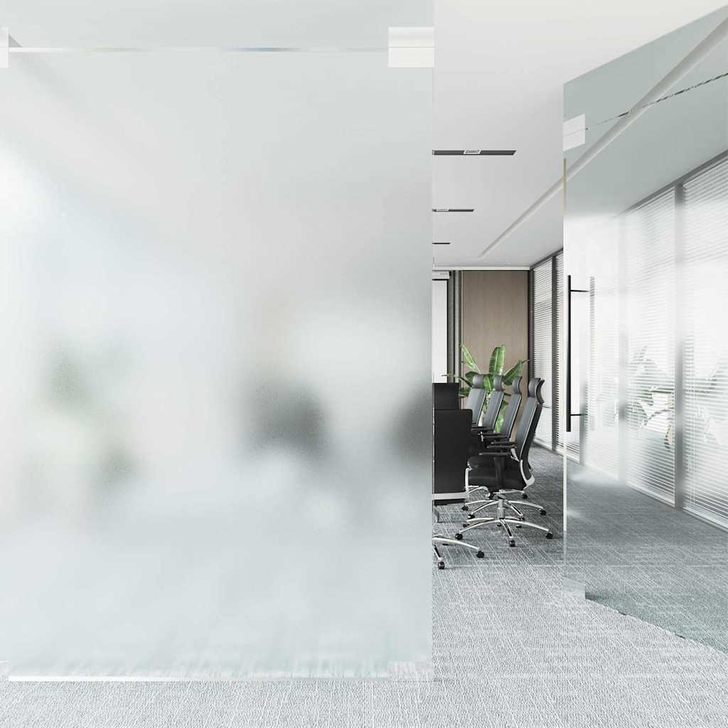 Statische Fensterfolie Frostiges Grau 90 x 2000 cm PVC