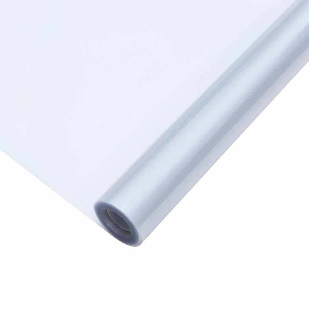 Statische Fensterfolie Frostiges Grau 90 x 2000 cm PVC