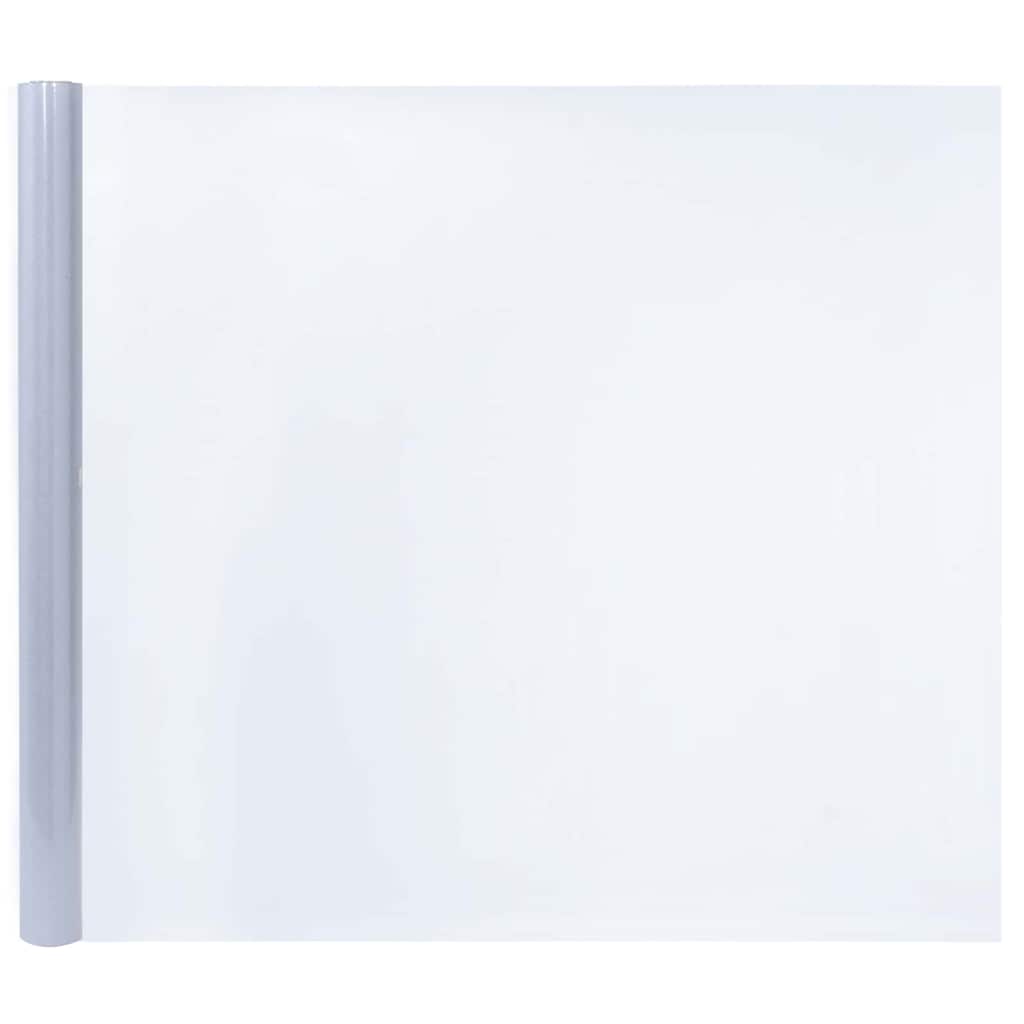 Statische Fensterfolie Frostiges Grau 90 x 2000 cm PVC