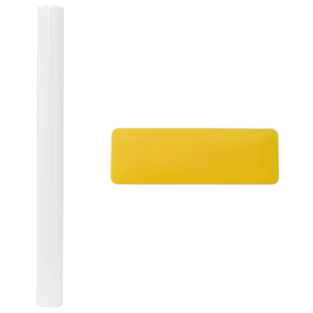 Statische Fensterfolie Frostiges Weiß 60 x 500 cm PVC