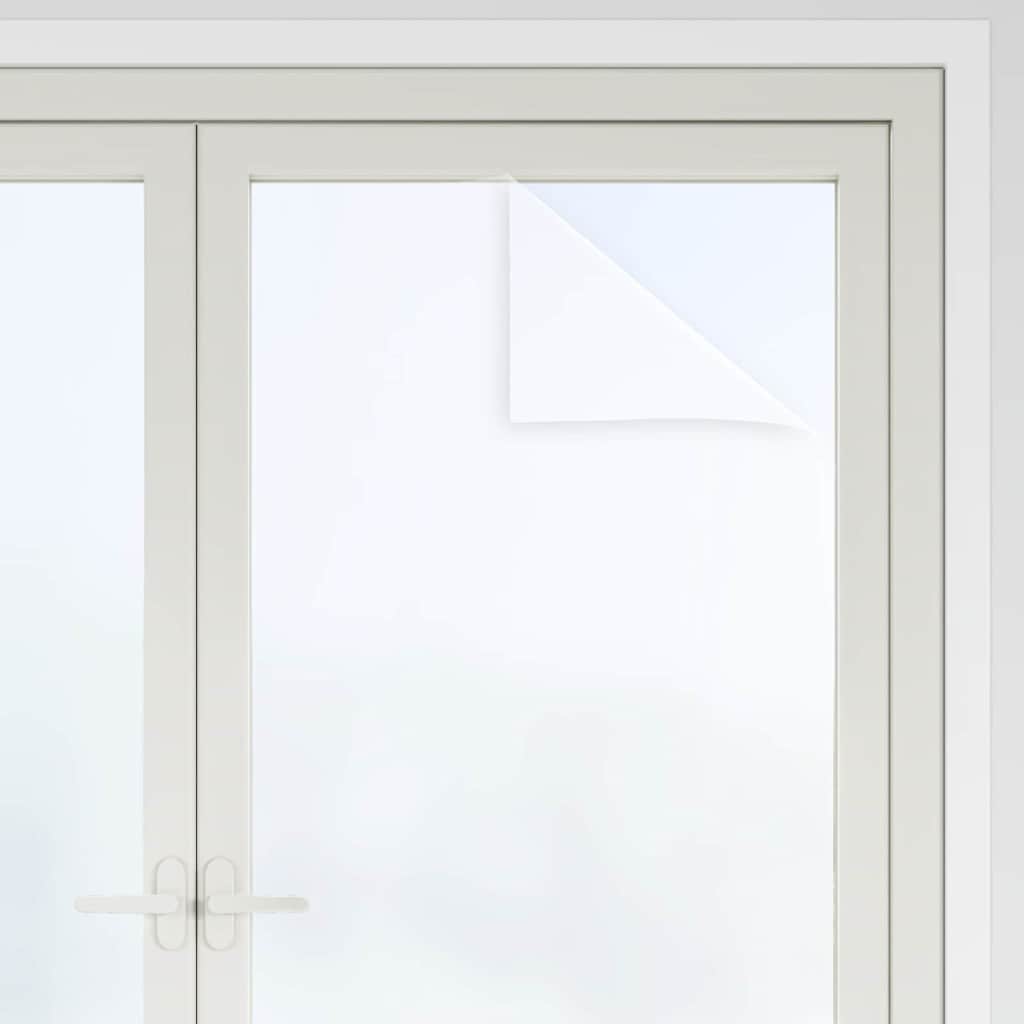Statische Fensterfolie Frostiges Weiß 60 x 500 cm PVC