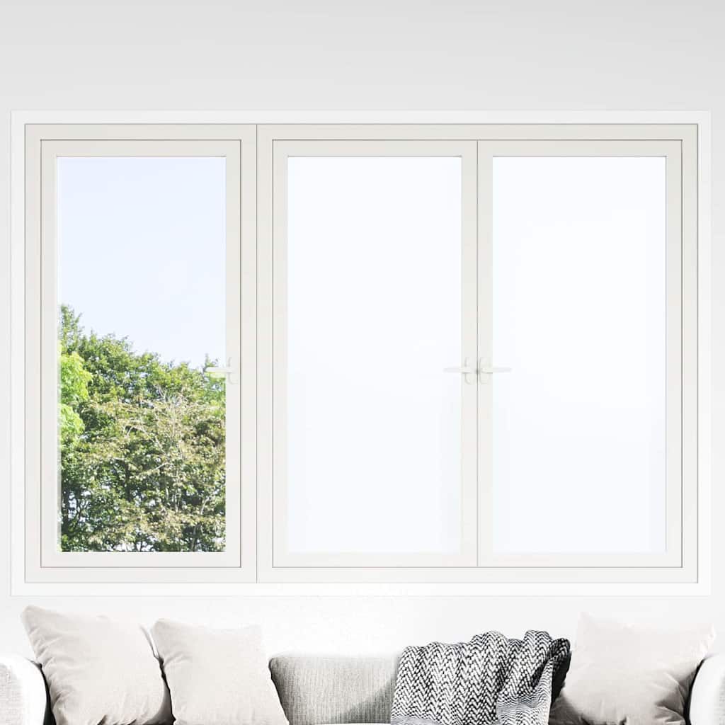Statische Fensterfolie Frostiges Weiß 60 x 500 cm PVC