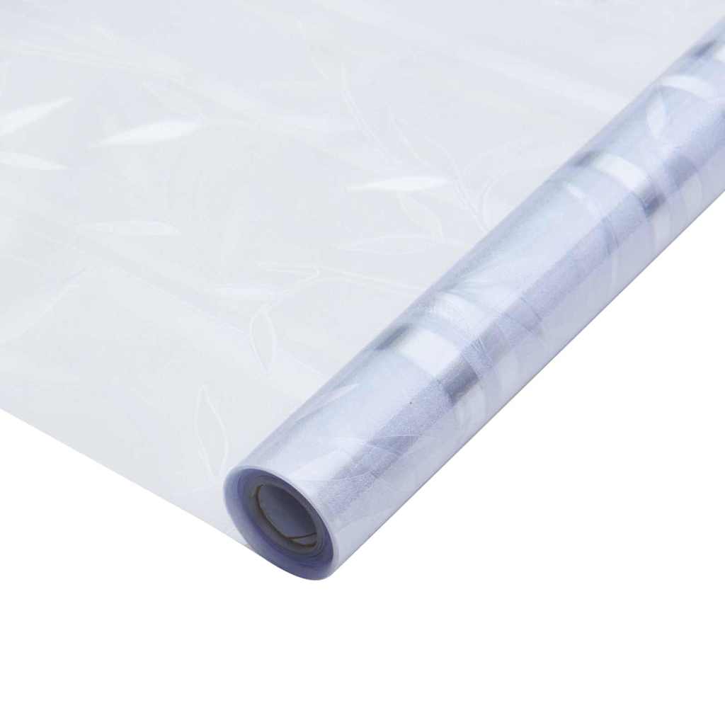 Statische Fensterfolie Bambus-Muster 45 x 500 cm PVC